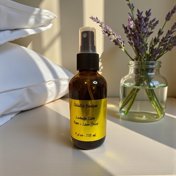 Lavender Calm Room & Linen Spray 4oz | Handmade Aromatherapy Mist - Picture 3 of 3